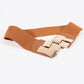 BELT - Geometric Buckle Elastic Wide