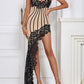 LOLA - Slim Lace Irregular Bandage Dress