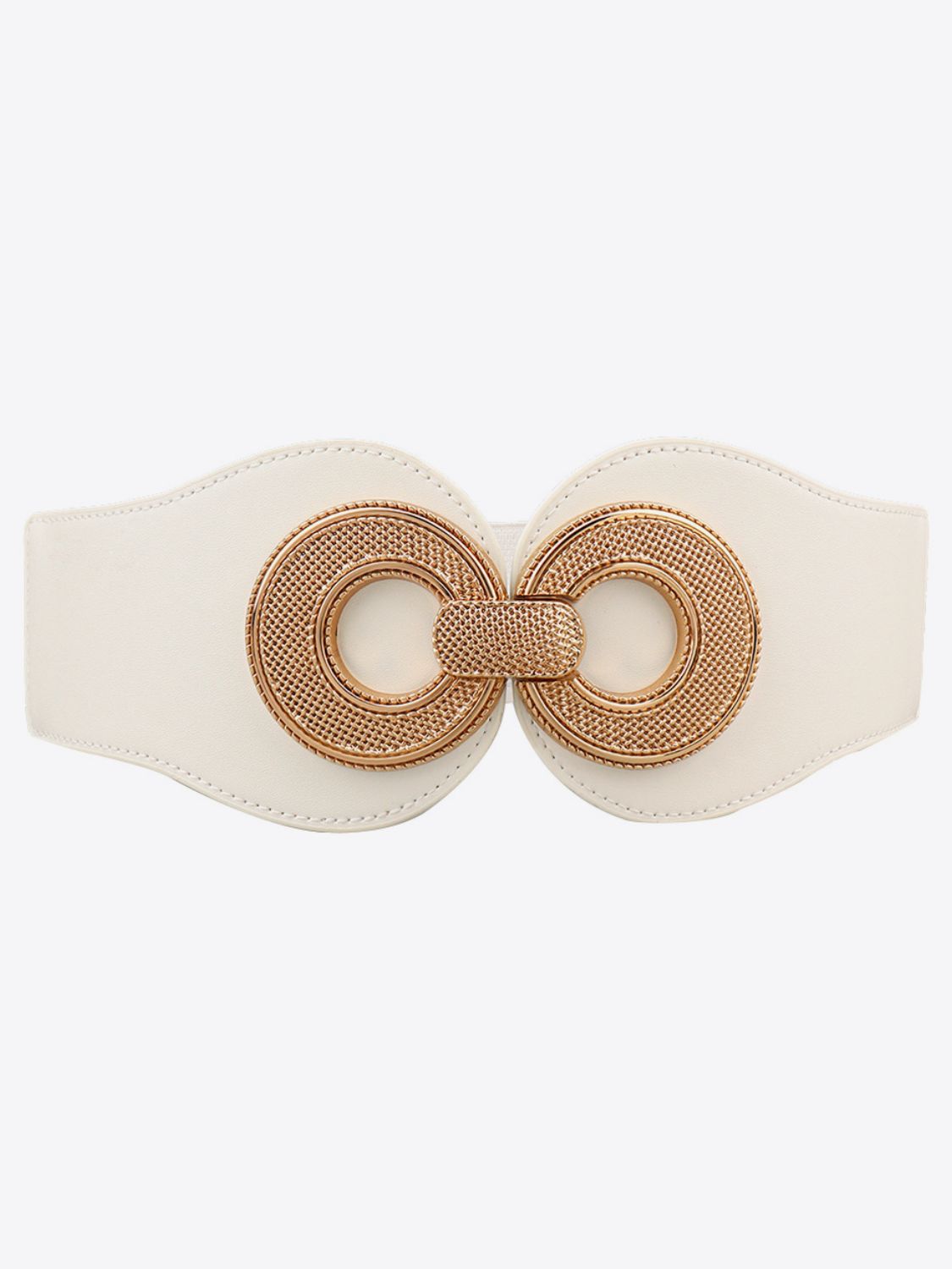 BELT - Alloy Buckle Elastic PU Leather
