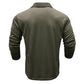 European Men's Henley Shirt Lapel
