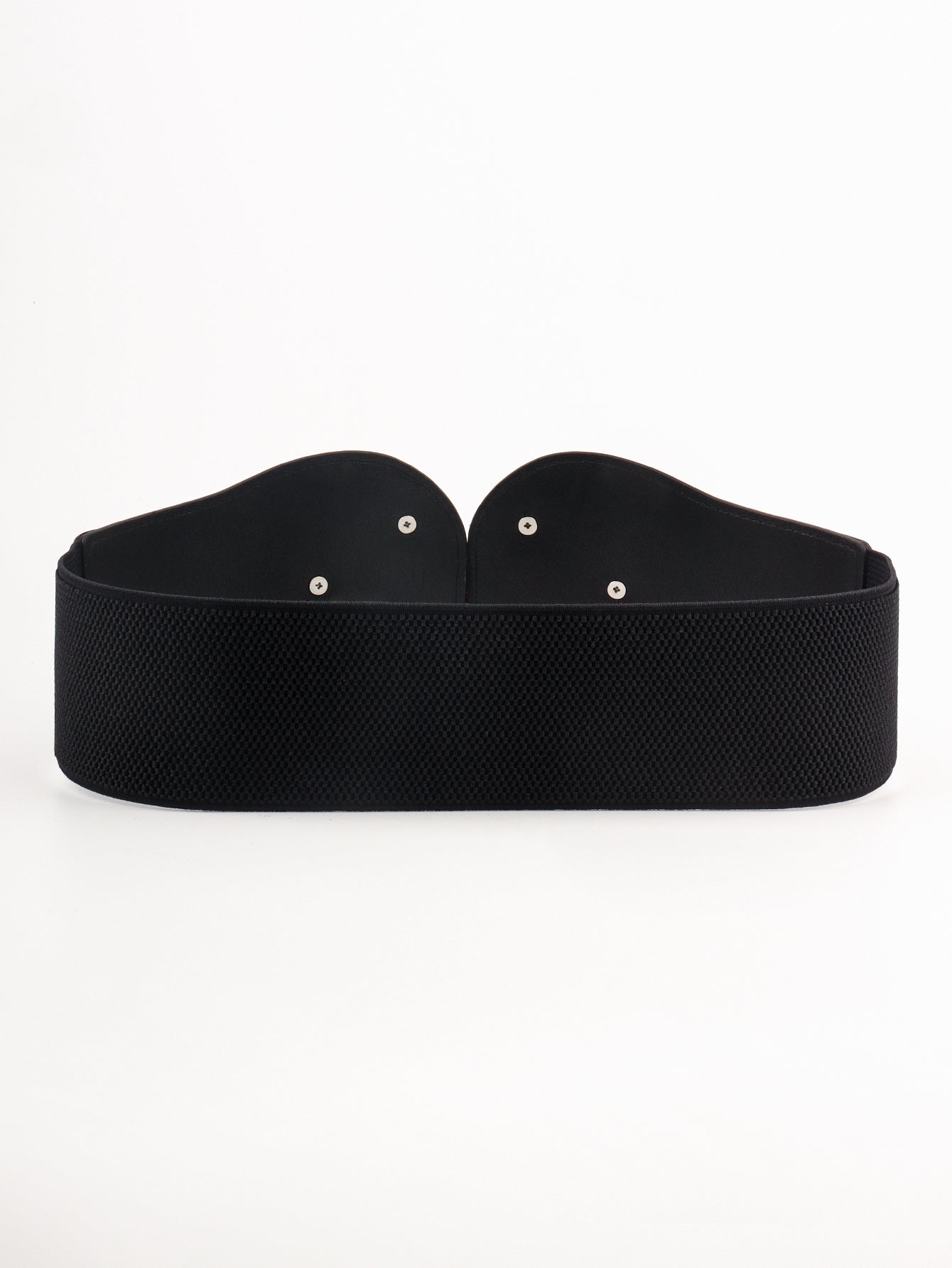 BELT - Alloy Buckle Elastic PU Leather