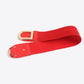 BELT - Double D Buckle PU Leather
