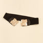 BELT - Geometric Buckle Elastic Wide