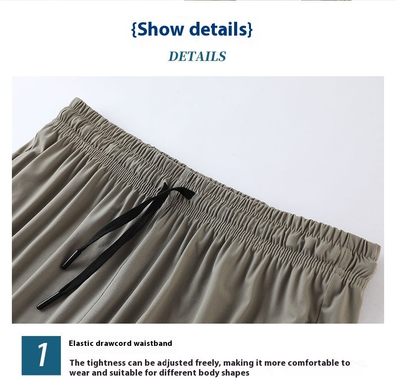 Summer Zipper Ankle-tied Outdoor Casual Pants
