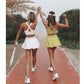 Fashion High-end One-piece Short Skirt Yoga Dress