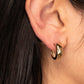 EARRINGS - French ins C Shaped Stainless Steel Hoop