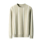 Round Neck Thickening Knitted Sweater Loose Casual Wool Tops