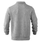 Lapel Jacquard Half-zipper Sweatshirt Solid Color Long-sleeved
