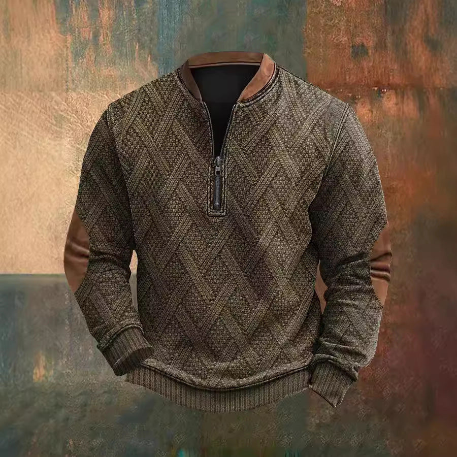 Half Zipper European Autumn And Winter Sweater