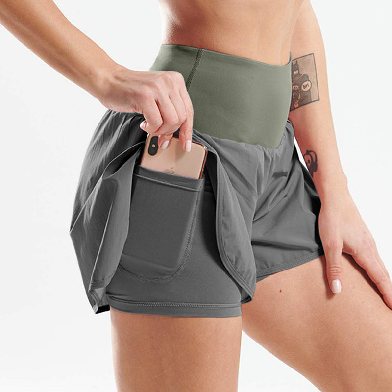 Fitness Quick Drying Sports Anti Glare Shorts