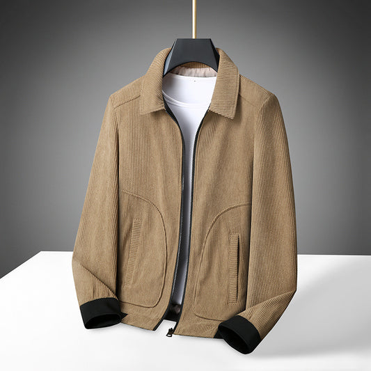 Plus Size Corduroy Thickened Jacket