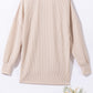Sequin Button Up Dropped Shoulder Jacket