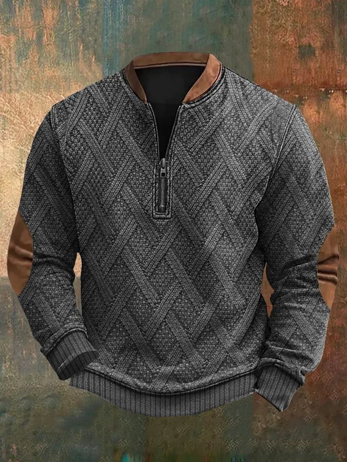 Half Zipper European Autumn And Winter Sweater