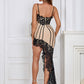 LOLA - Slim Lace Irregular Bandage Dress