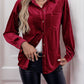 Perfee Button Up Long Sleeve Shirt