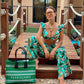 Tropical Print - Ruffle Set