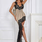 LOLA - Slim Lace Irregular Bandage Dress