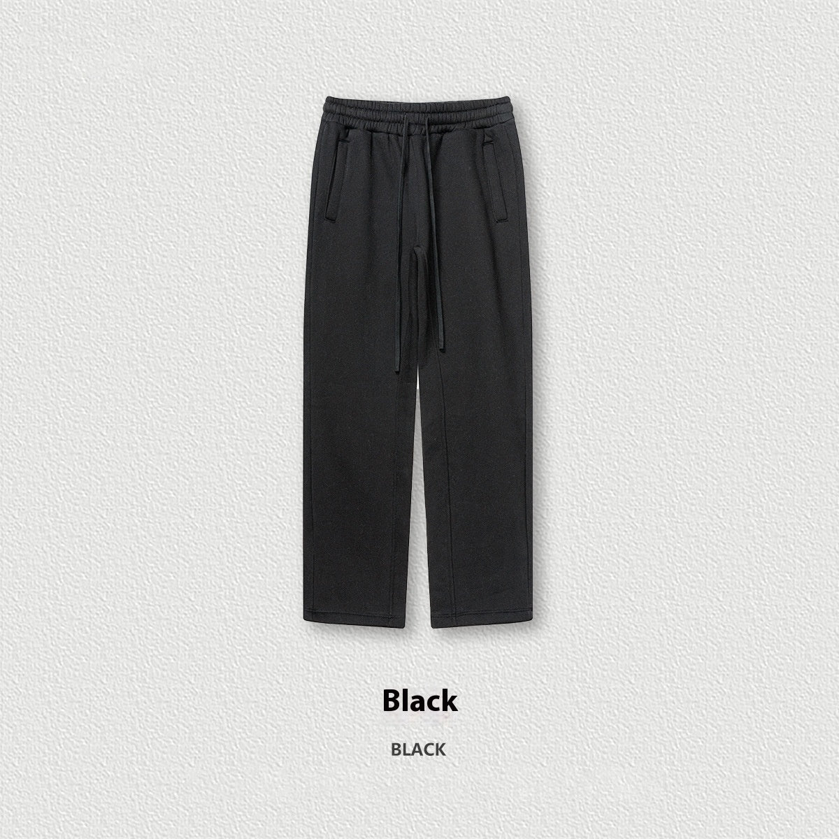 Solid Color Loose Track Thickened Casual Pants