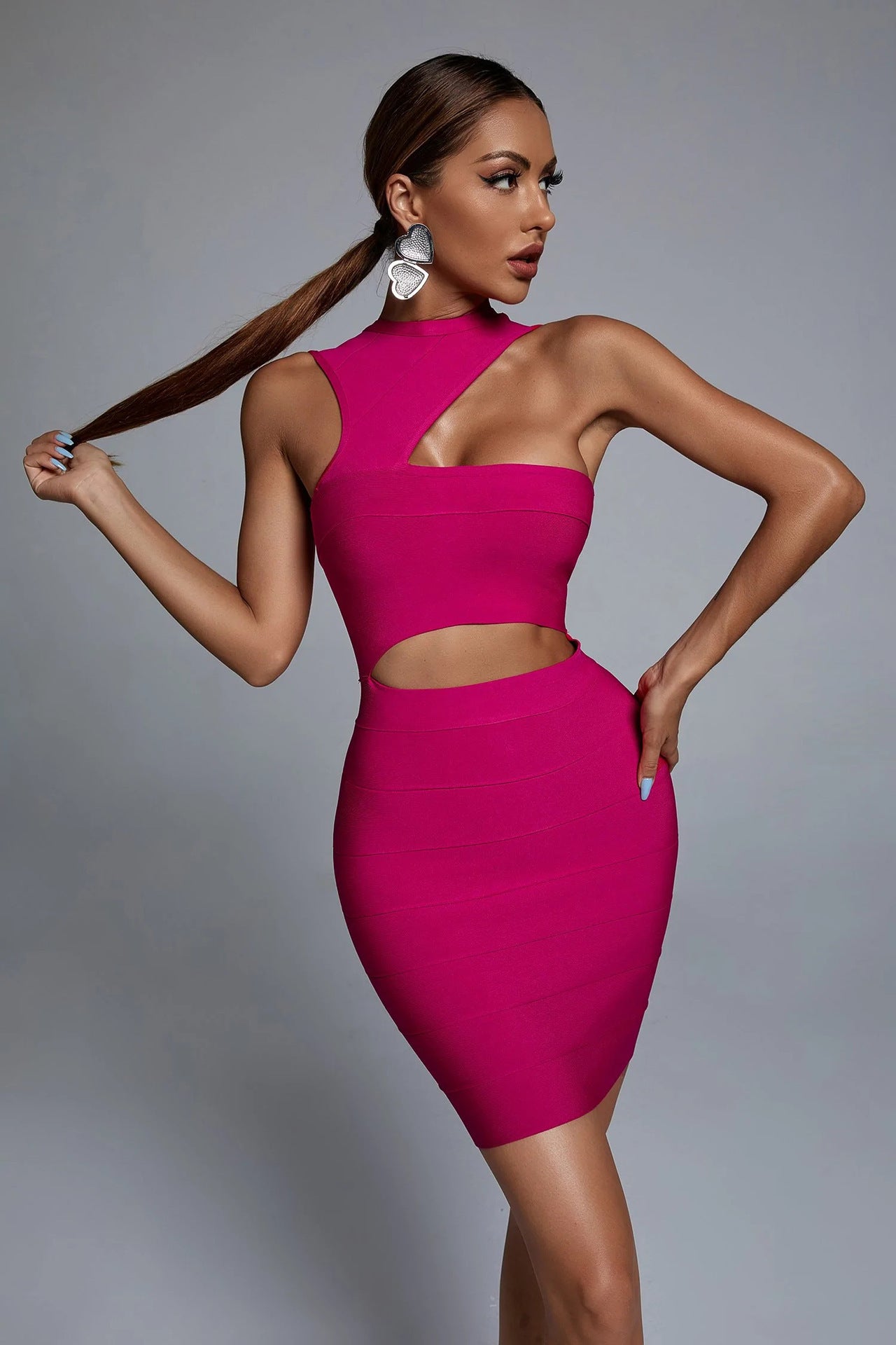 ViVIANA - Bandage Waist-baring Dress