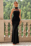 IVANNA - Lace Detail Sleeveless Maxi Dress