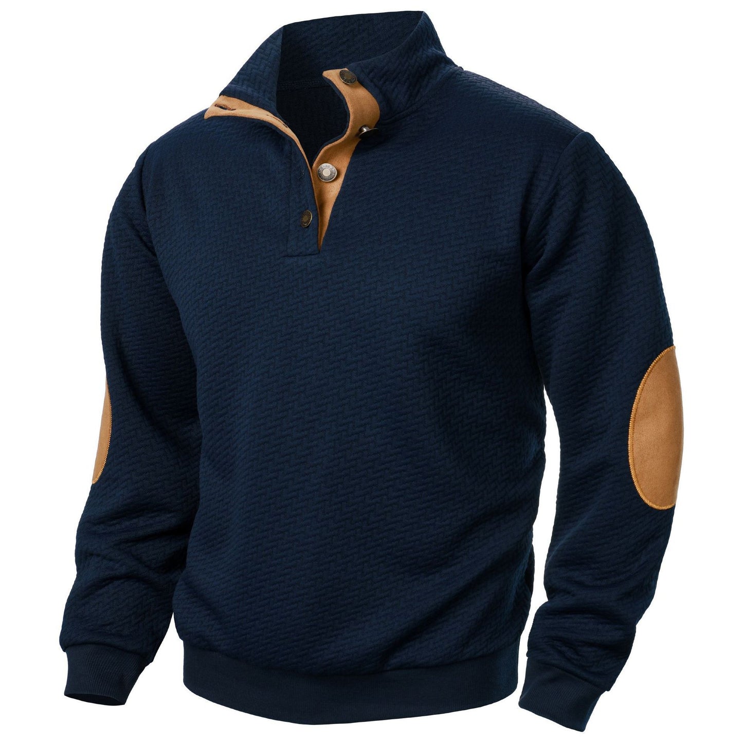 Men's Stand Collar Sweater
