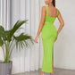 SEANNA  - Sling Green Bandage Dress