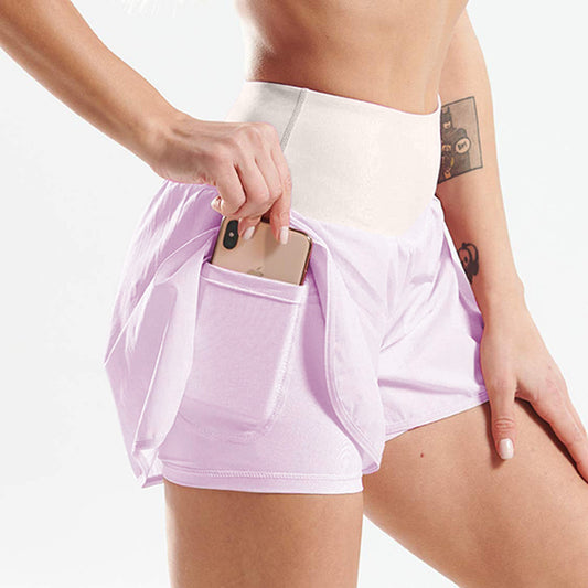 Fitness Quick Drying Sports Anti Glare Shorts