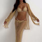 MILAN - Gold Cover-up Set