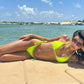 Lemon Green Semi-Thong Set