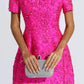 SAGE - Floral Embroidered Appliqué Dress