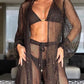 MILAN - Black and Gold Cover-up Set