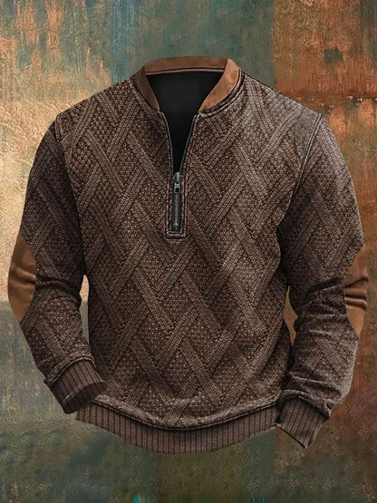 Half Zipper European Autumn And Winter Sweater
