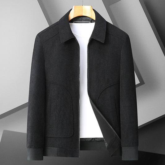 Plus Size Corduroy Thickened Jacket