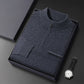 Men's Half-turtleneck Zipper Sweater