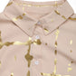 Perfee Printed Collared Neck Long Sleeve Shirt