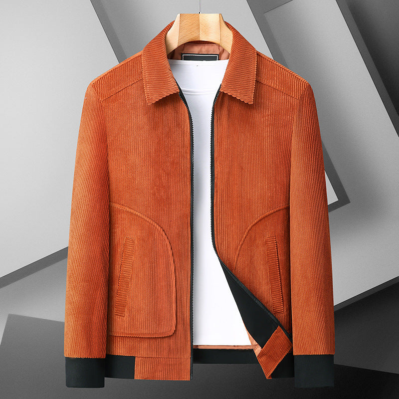 Plus Size Corduroy Thickened Jacket