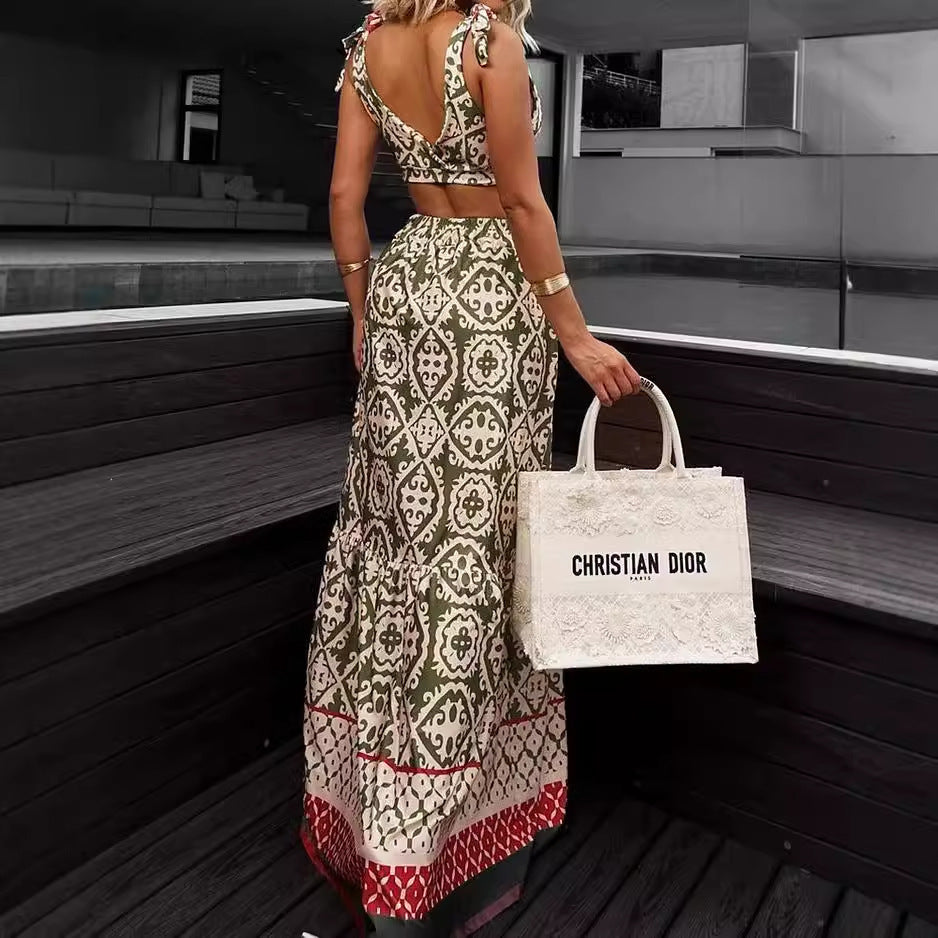 CATALINA - Vintage Printed Dress