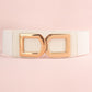 BELT - Double D Buckle PU Leather