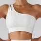 One-shoulder Yoga Top