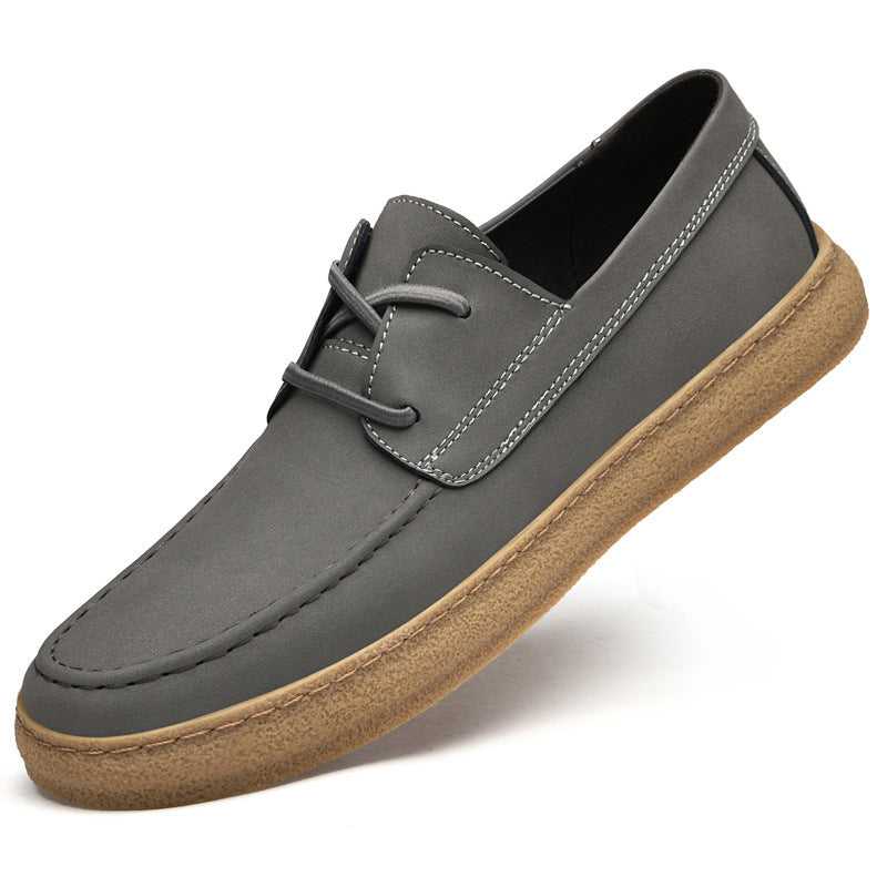 Men's Plus Size Breathable Vintage All-match Fashion Cattle hide Leather Casual Shoes