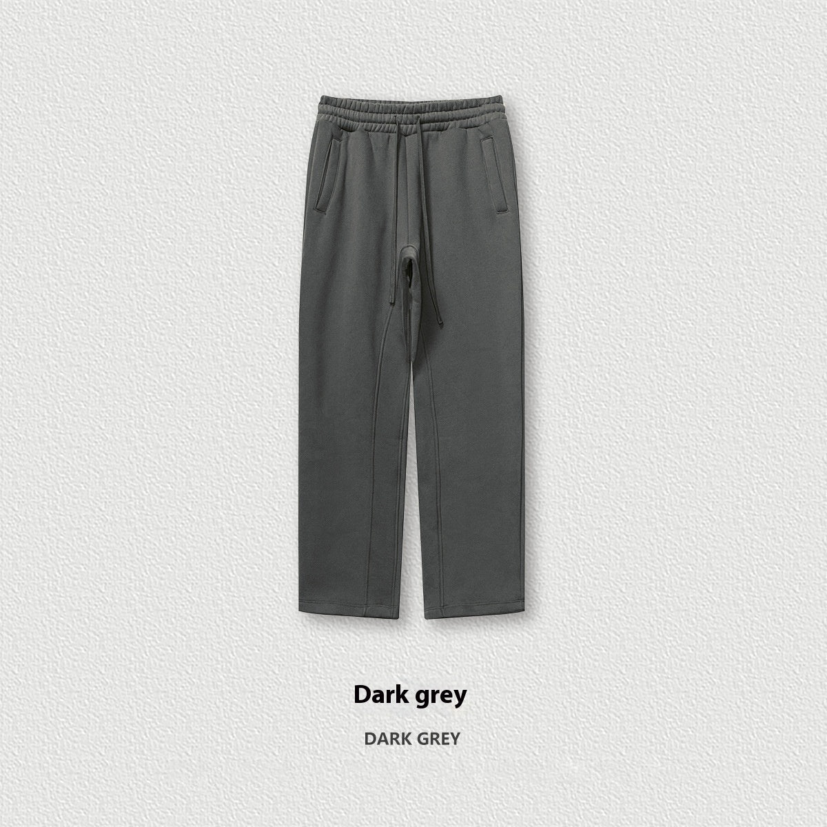 Solid Color Loose Track Thickened Casual Pants