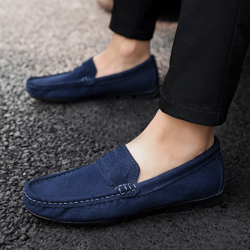 Slip-on Gommino Male Authentic Leather British Style Lazy Soft Sole Shoes
