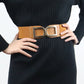 BELT - Double D Buckle PU Leather