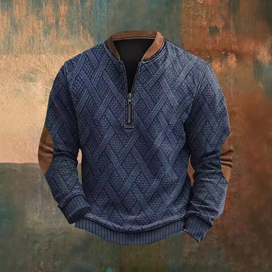 Half Zipper European Autumn And Winter Sweater