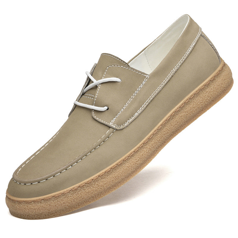 Men's Plus Size Breathable Vintage All-match Fashion Cattle hide Leather Casual Shoes