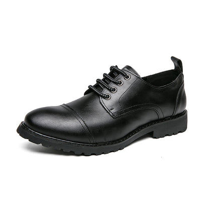 Leather Shoes Business Formal Wear  Round Head