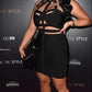 PALOMA - Chocker Bandage Mini Dress