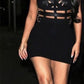 PALOMA - Chocker Bandage Mini Dress