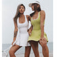 Fashion High-end One-piece Short Skirt Yoga Dress